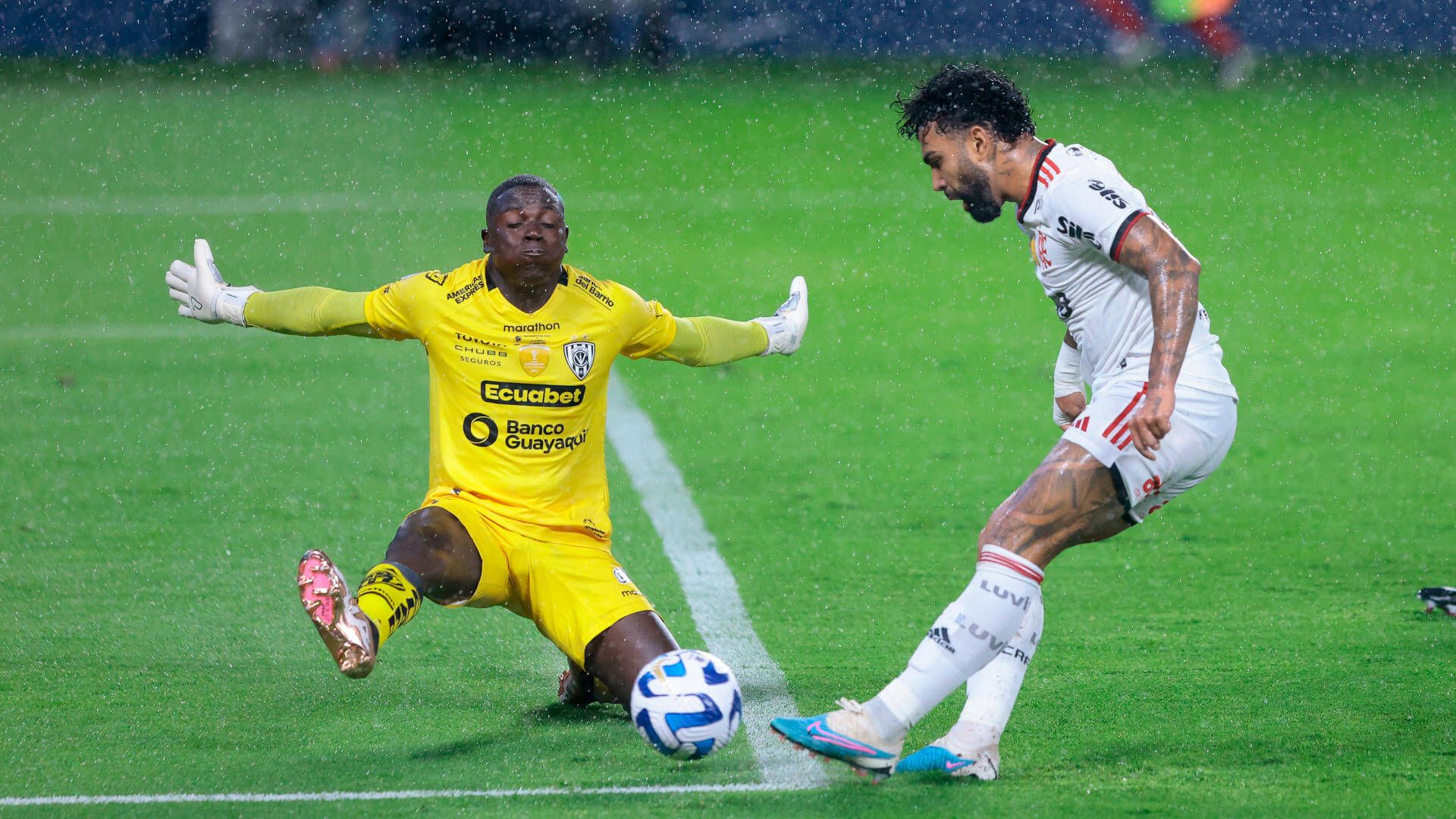 Gabigol e Moises Ramirez, Del Valle x Flamengo na Recopa Sul-Americana 2023