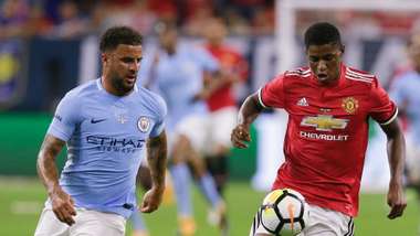Marcus Rashford Kyle Walker Manchester United Manchester City ICC