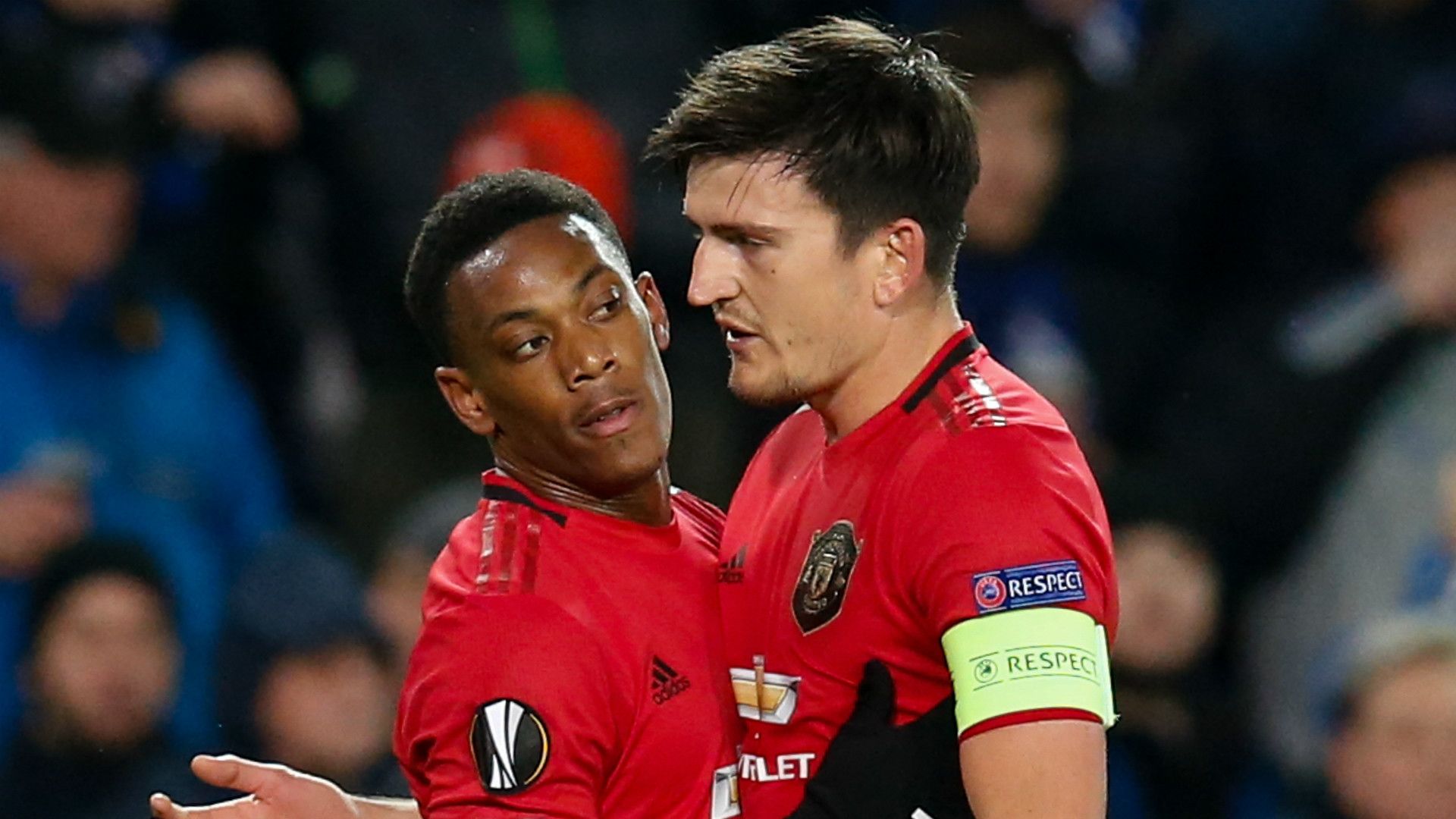 Anthony Martial Harry Maguire Manchester United 2019-20