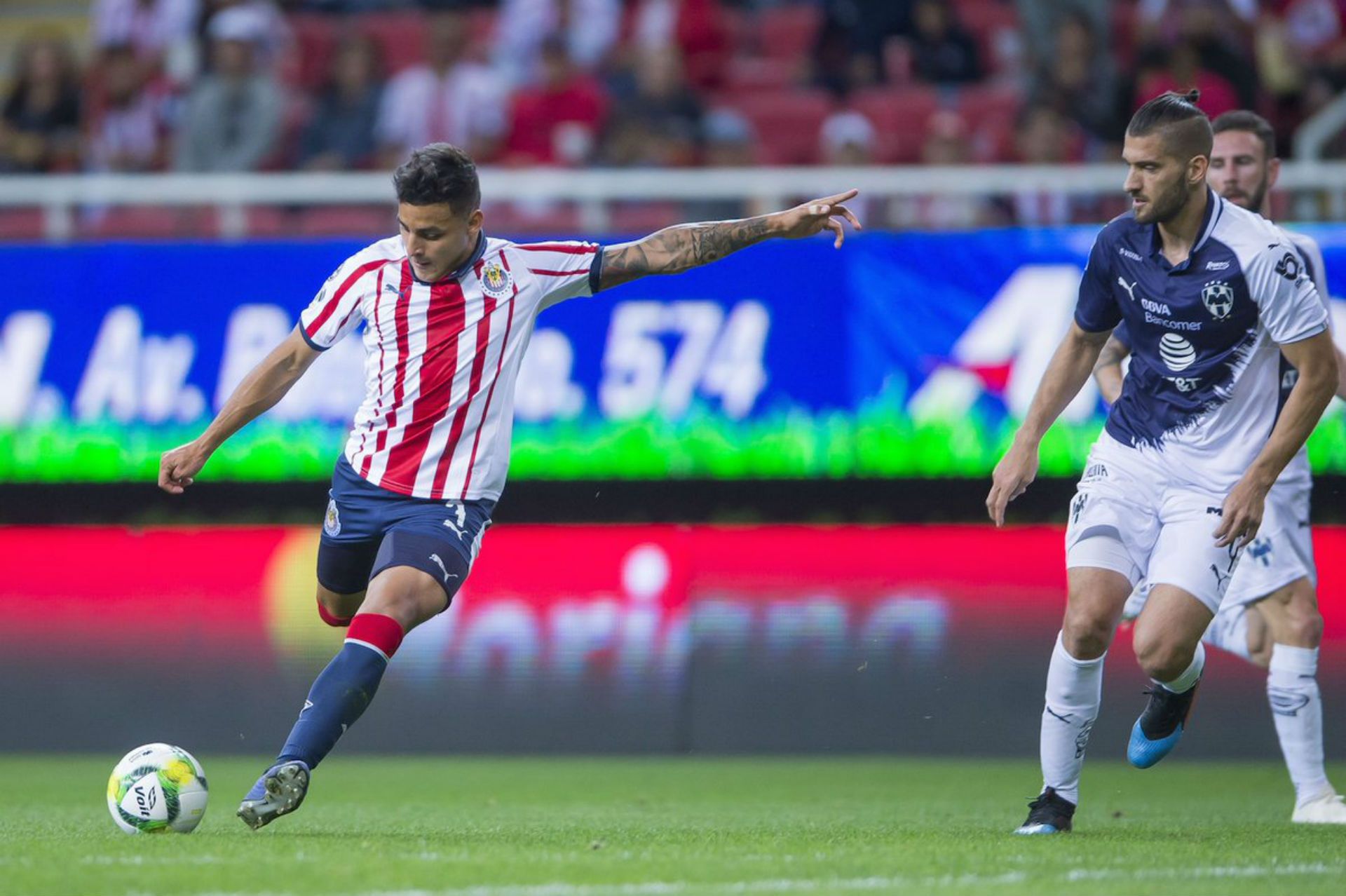 Chivas Monterrey Alexis Vega Nicolás Sánchez