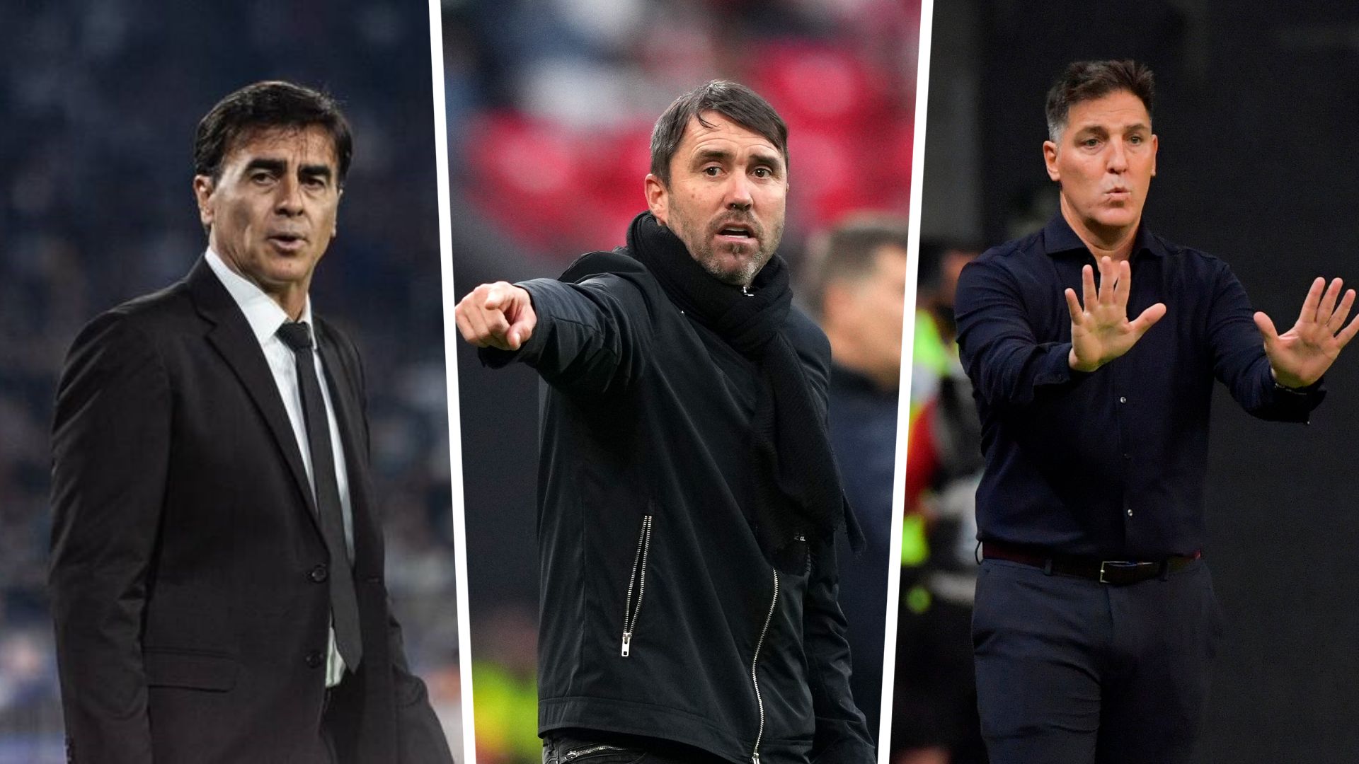 Quinteros, Coudet y Berizzo