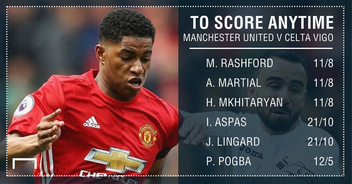 GFX Manchester United Celta Vigo scorer betting