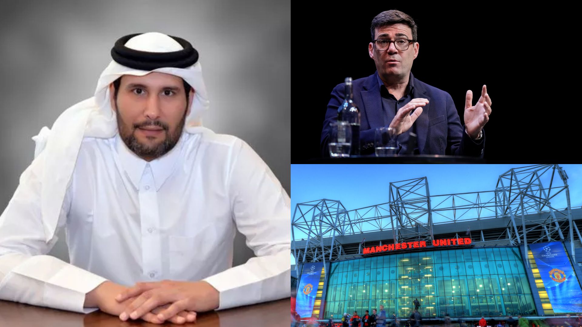 Man Utd Qatari takeover Andy Burnham split