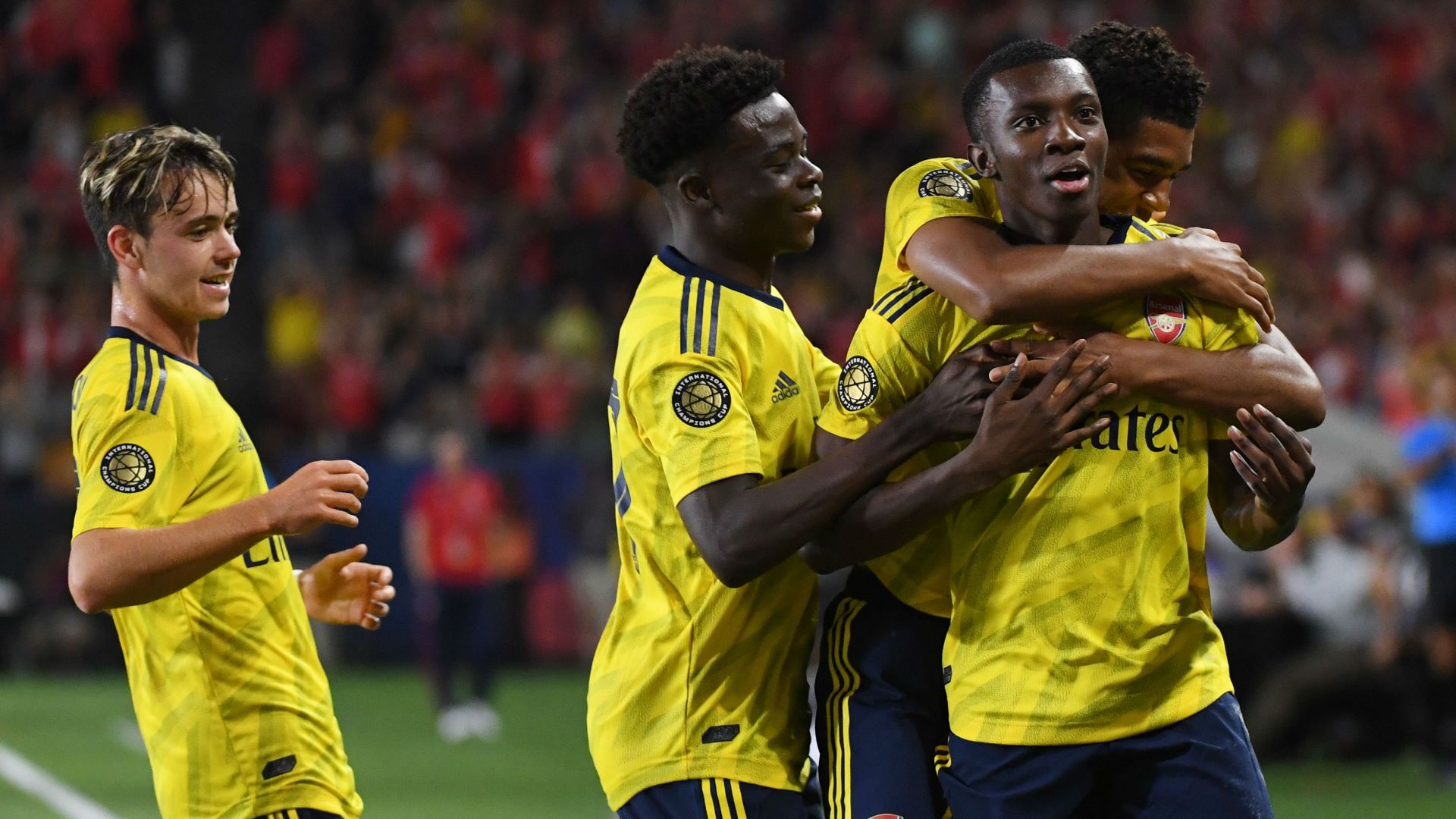 Nketiah Arsenal celebration 2019