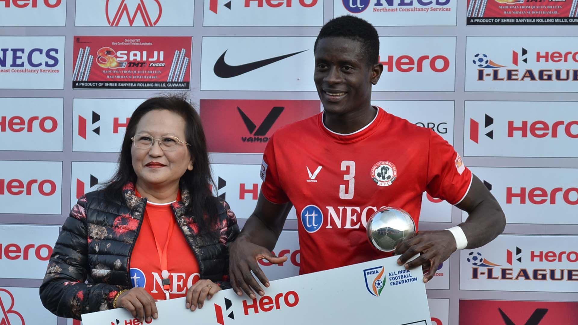 Eze Kingsley Obumneme Aizawl FC Churchill Brothers SC I-League 2017