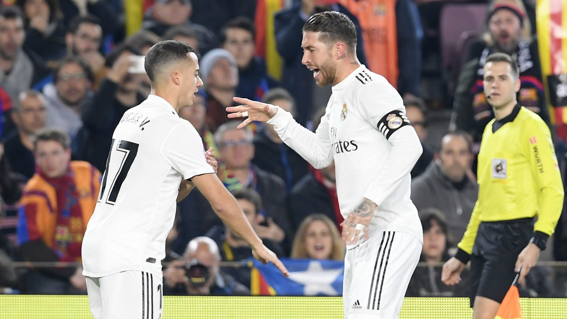 LUCAS VAZQUEZ SERGIO RAMOS BARCELONA REAL MADRID COPA DEL REY