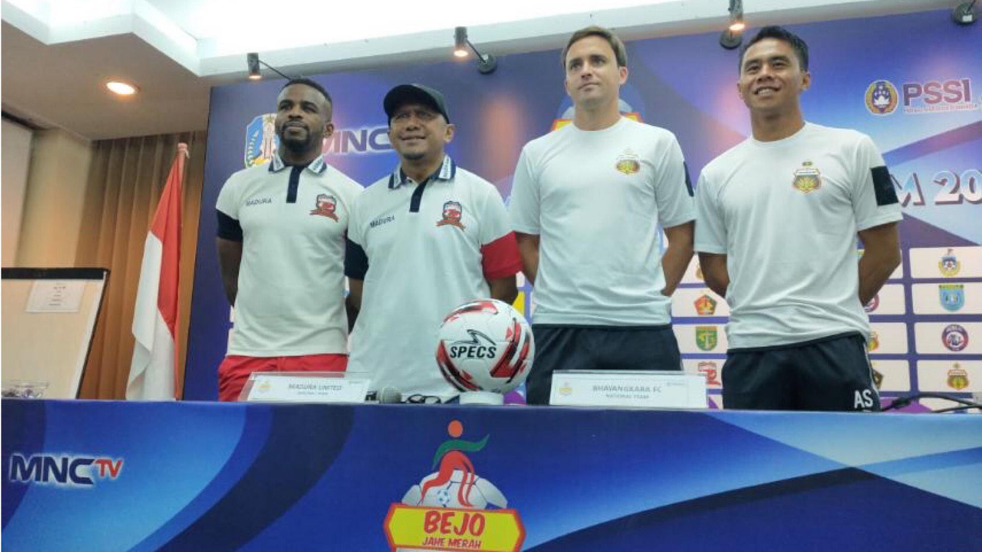 press conference madura united vs bhayangkara fc