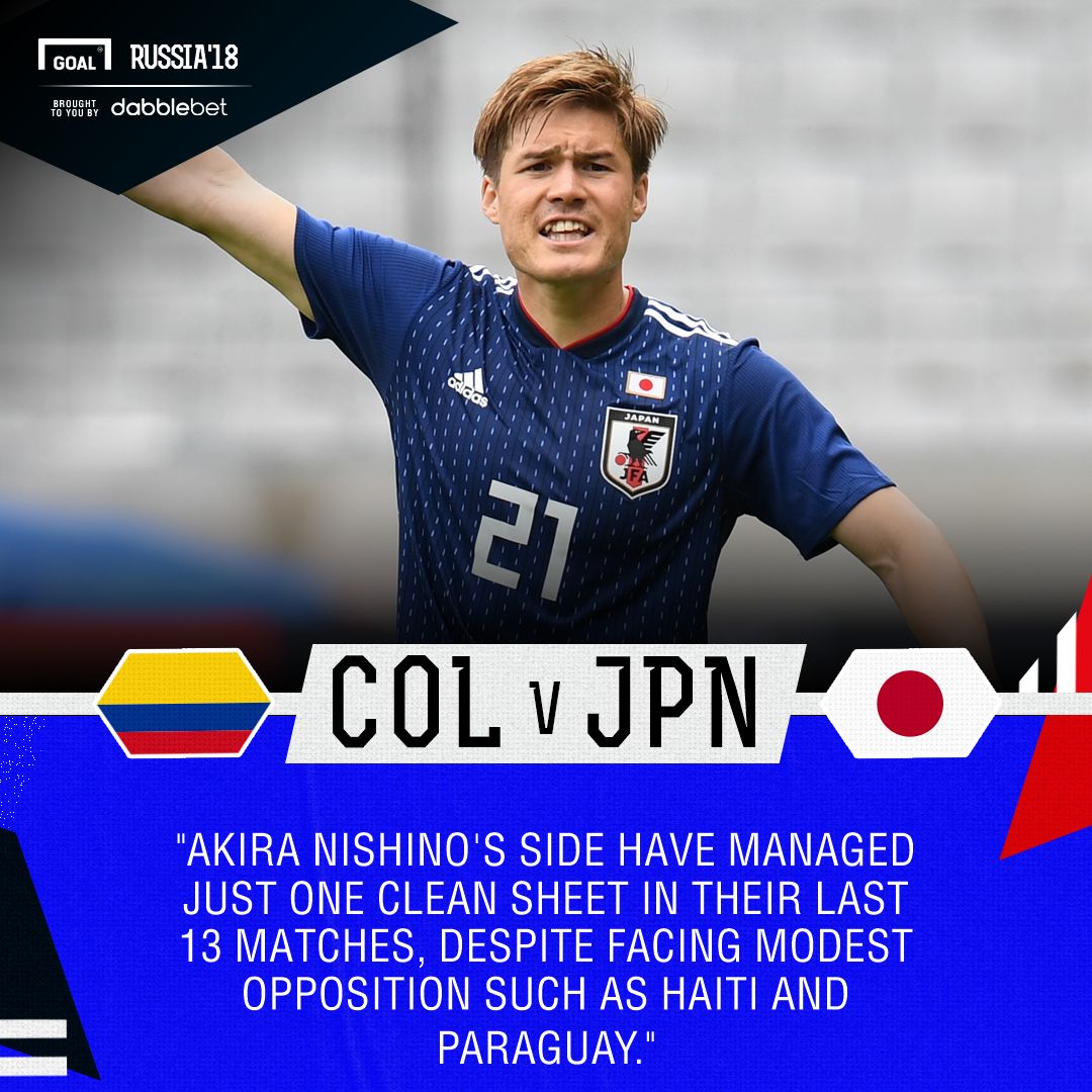 Colombia Japan graphic