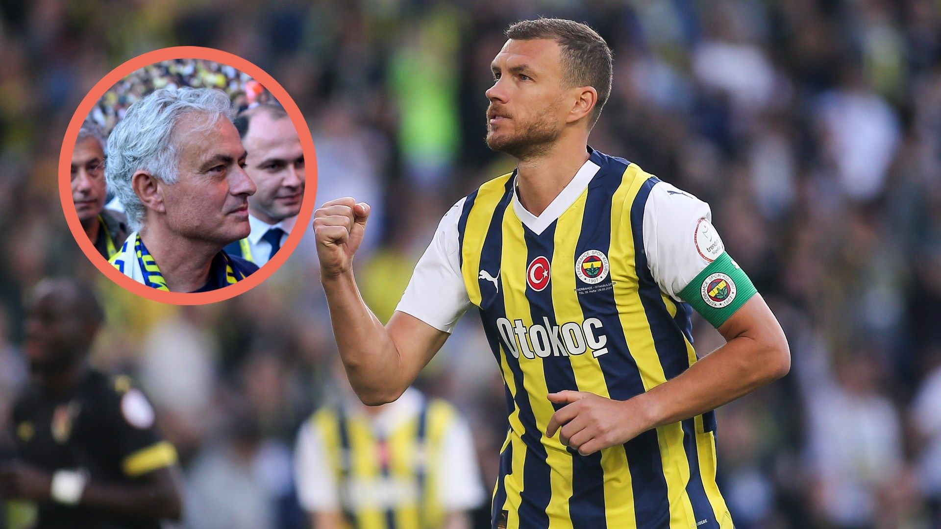 Edin Dzeko José Mourinho Fenerbahce