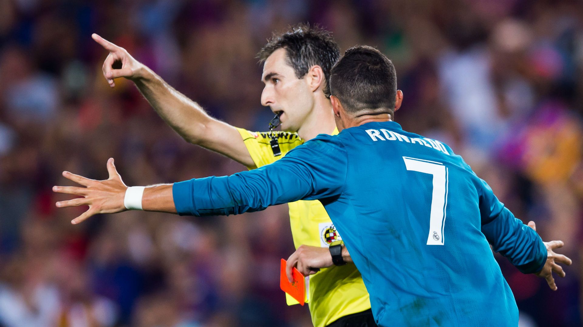 cristiano ronaldo expulsión supercopa 2017