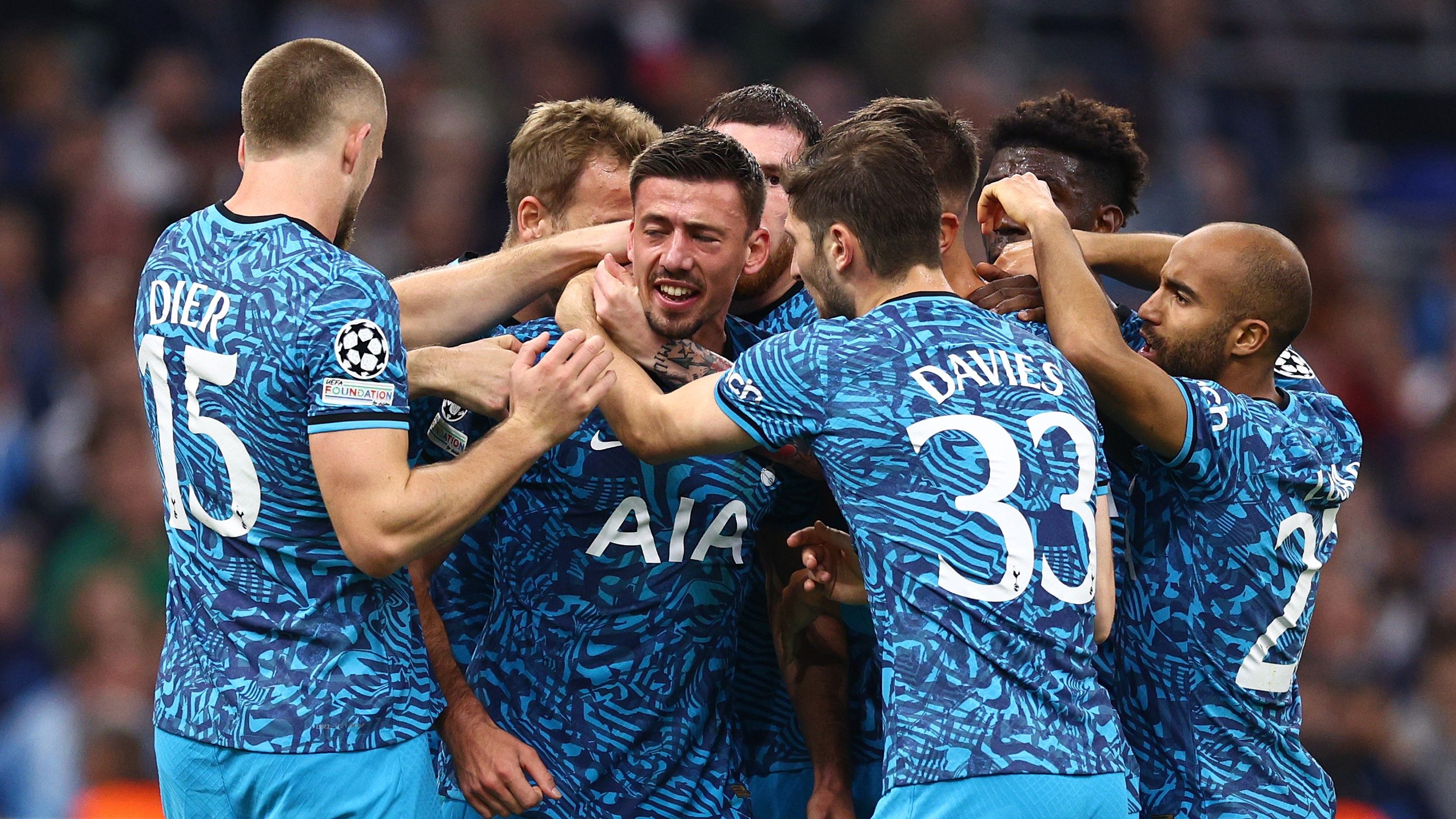 Tottenham celebrate