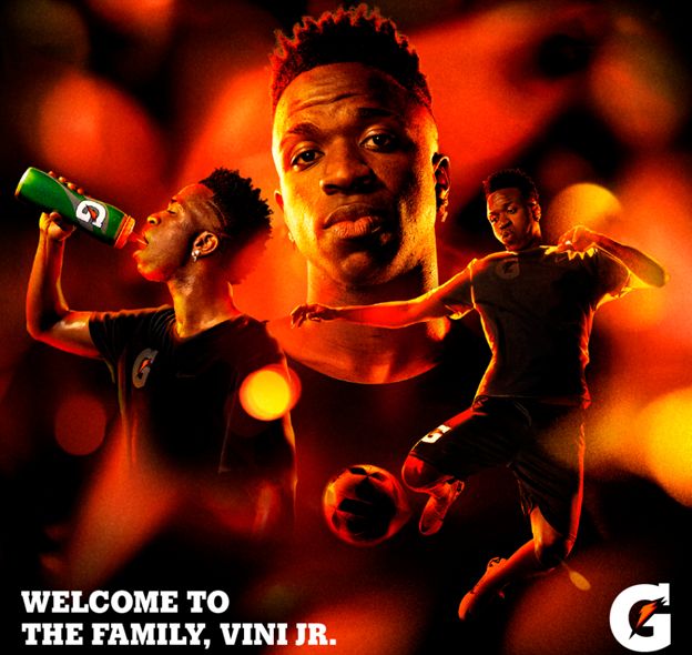 Vinicius Jnr Gatorade