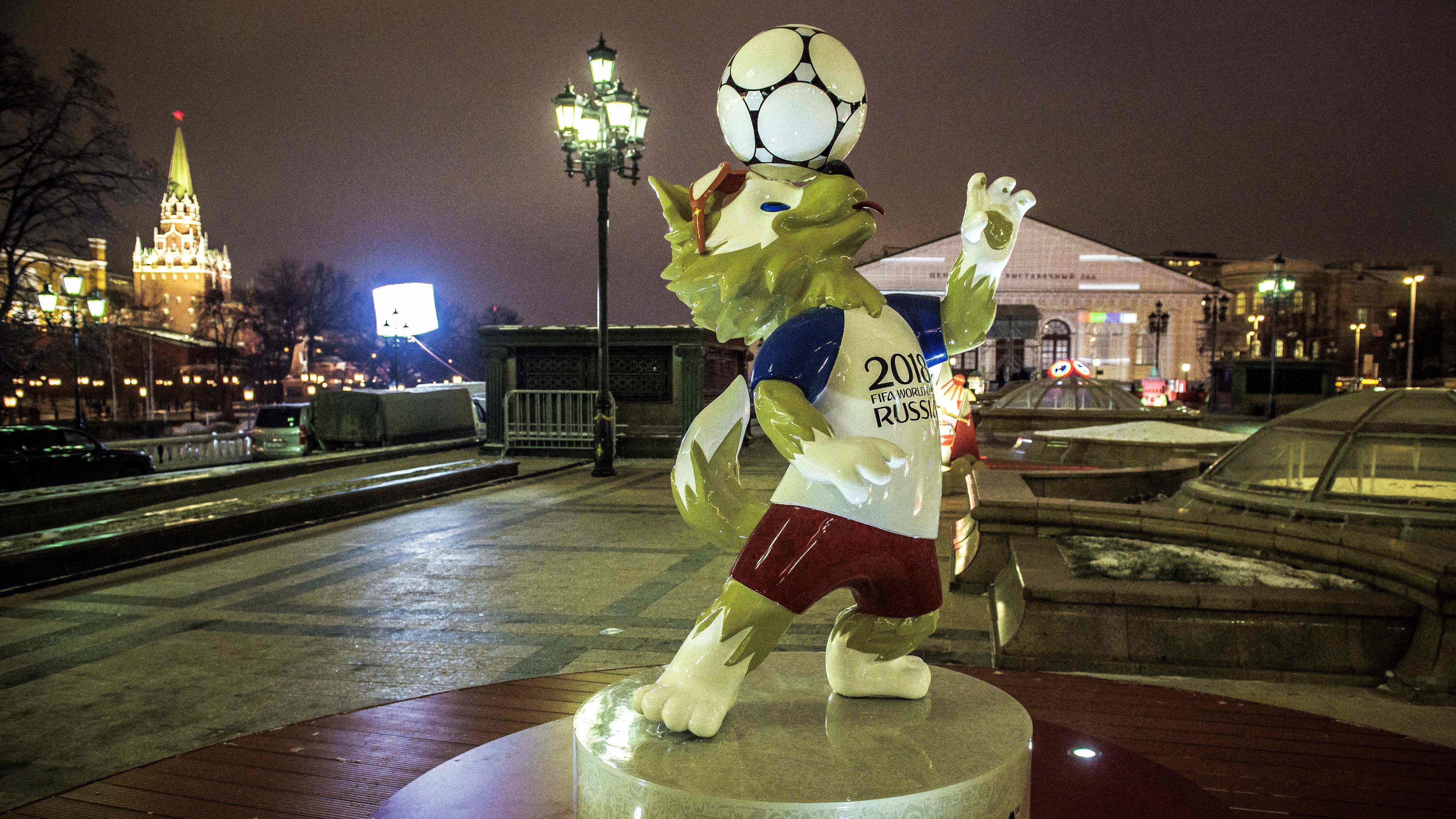 FIFA World Cup Draw 2018 Zabivaka