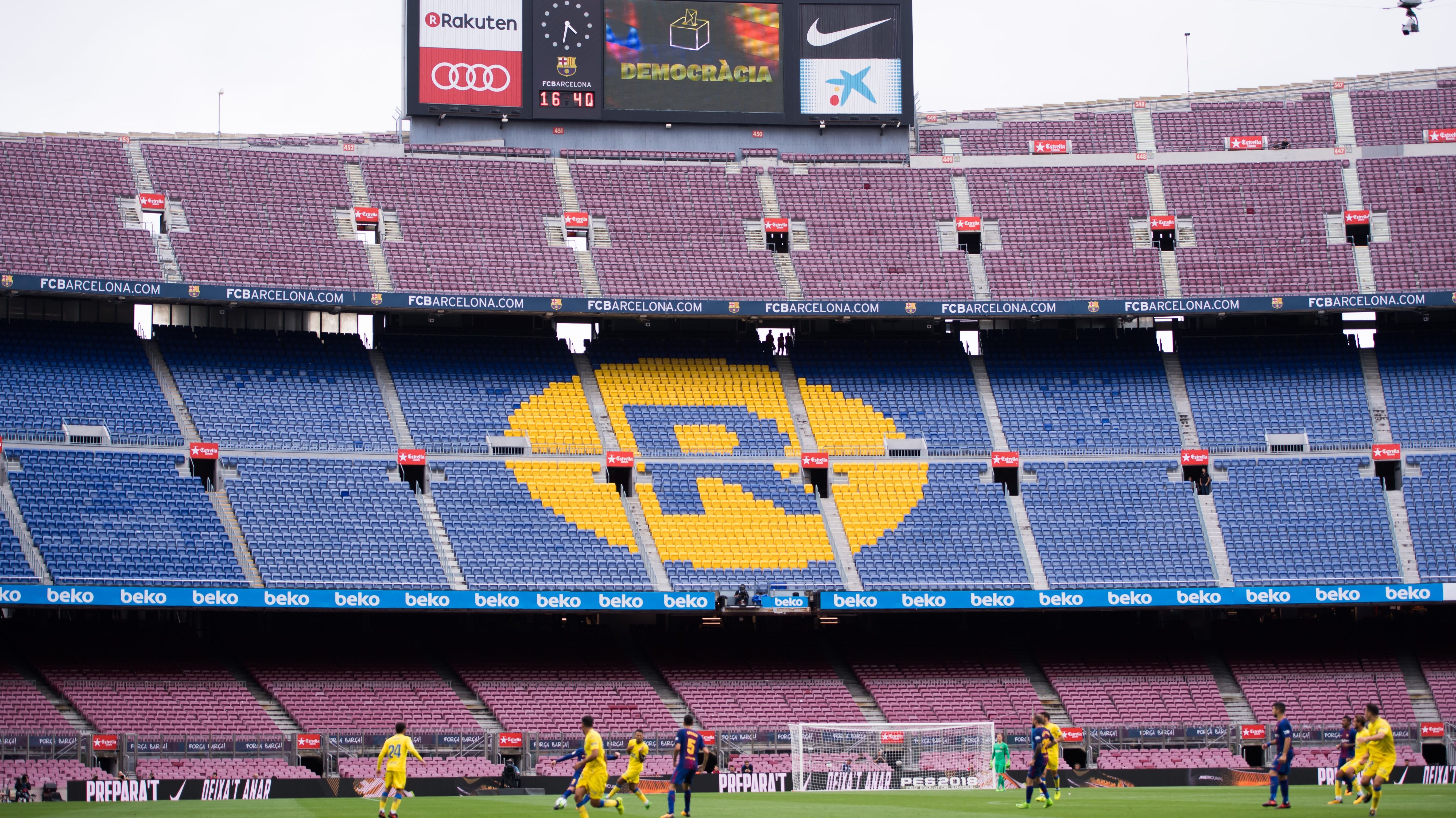 Camp Nou Barcelona Las Palmas LaLiga 01102017
