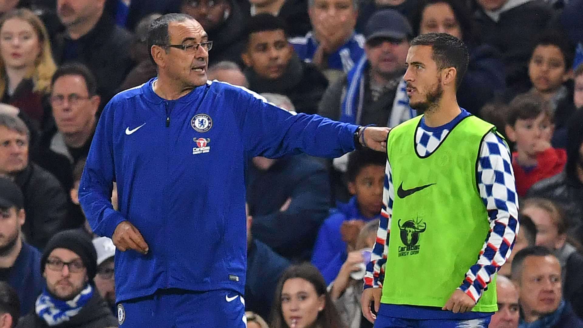 2019-01-23 Eden Hazard Maurizio Sarri