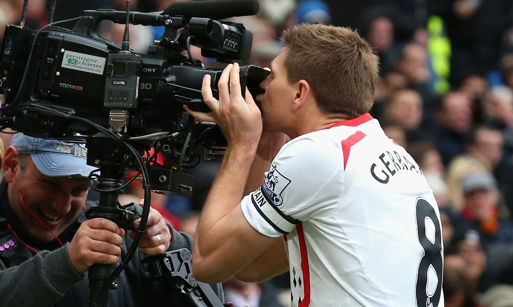 Steven Gerrard Manchester United Liverpool English Premier League