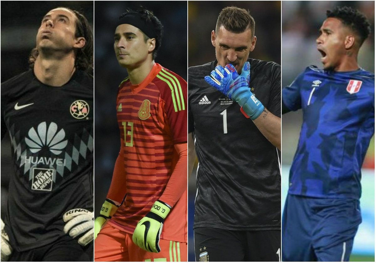 Oscar Jiménez Guillermo Ochoa Franco Armani Pedro Gallese 073119