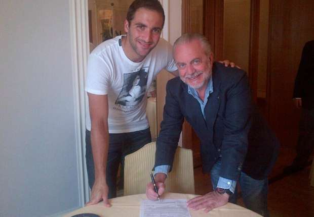 Gonzalo Higuain, Aurelio De Laurentiis - Napoli