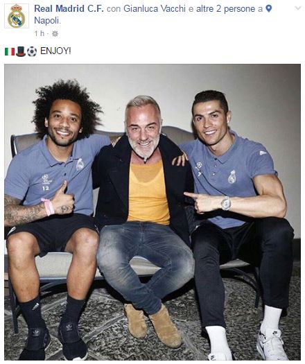 Post Facebook Real Madrid