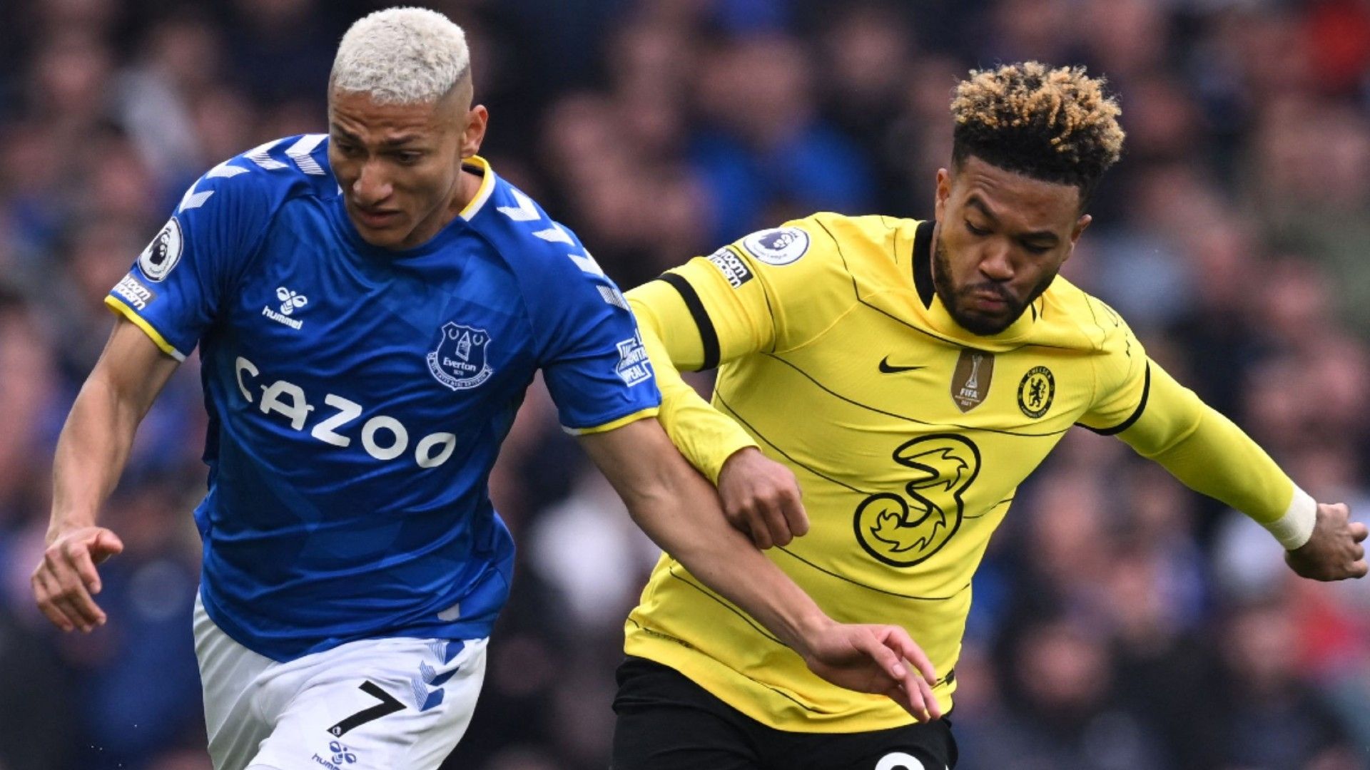 Richarlison Everton Reece James Chelsea 2021-22