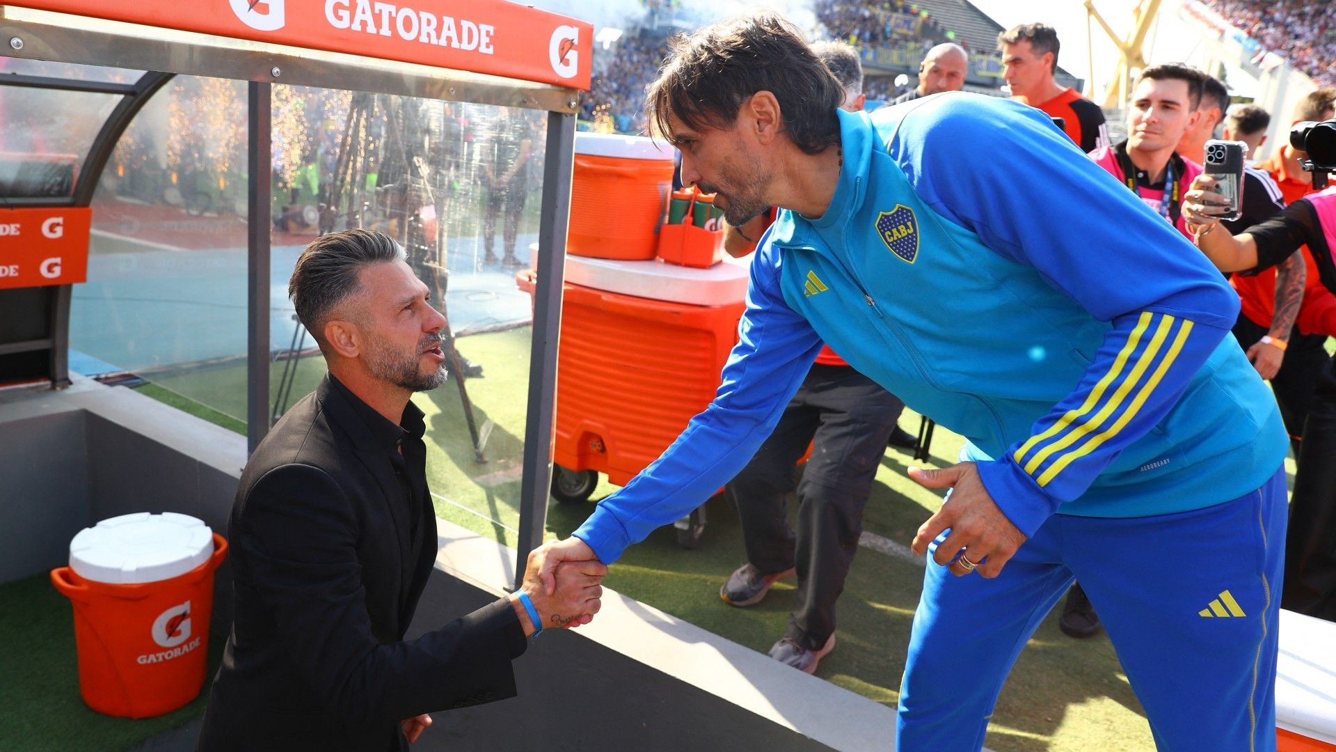 Diego Martinez Martin Demichelis River Boca Copa Liga Profesional 21042024