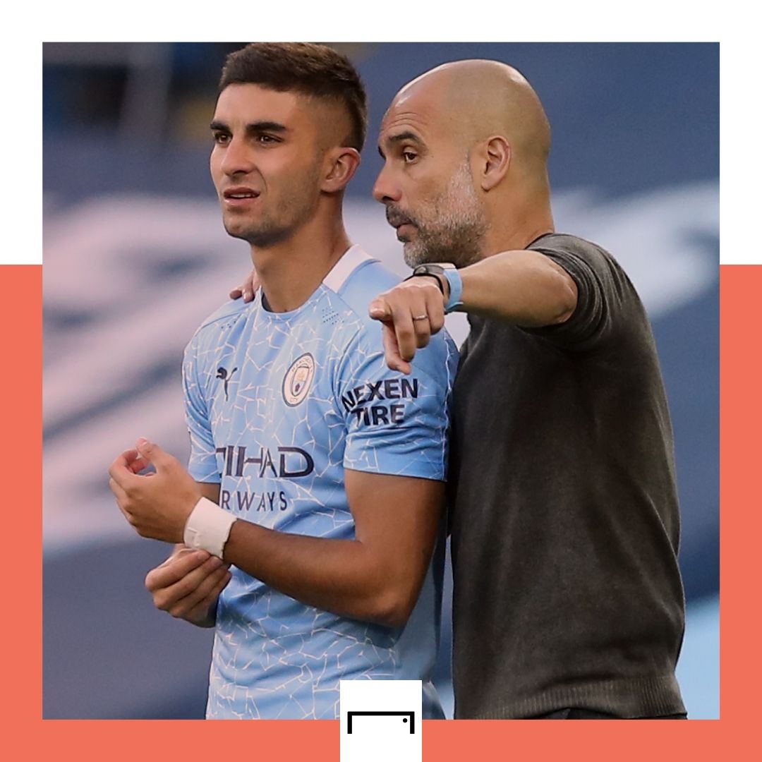 Ferran Torres Pep Guardiola Manchester City GFX