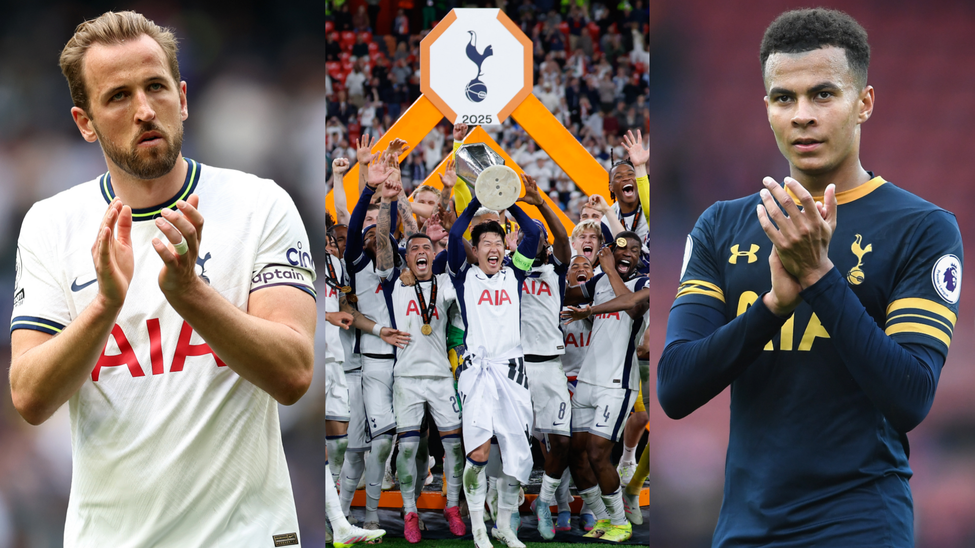 Harry Kane & Dele Alli react to Tottenham breaking trophy curse - with Europa League-winning heroes succeeding where record goalscorer & fan favourite failed | Goal.com UK