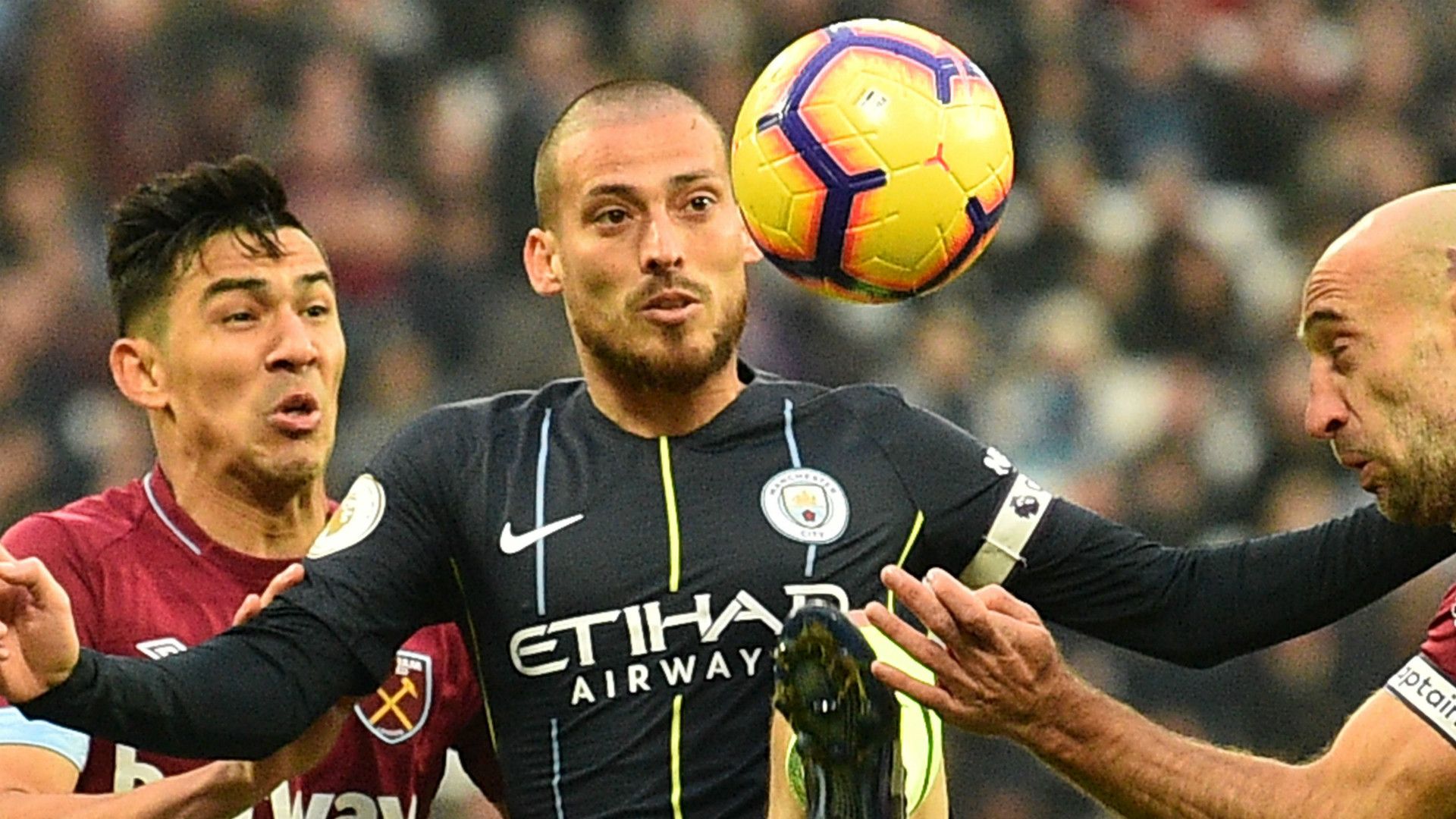 David Silva Manchester City 2018-19
