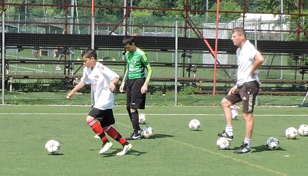 Danilo at AC MILAN Academy Clinic