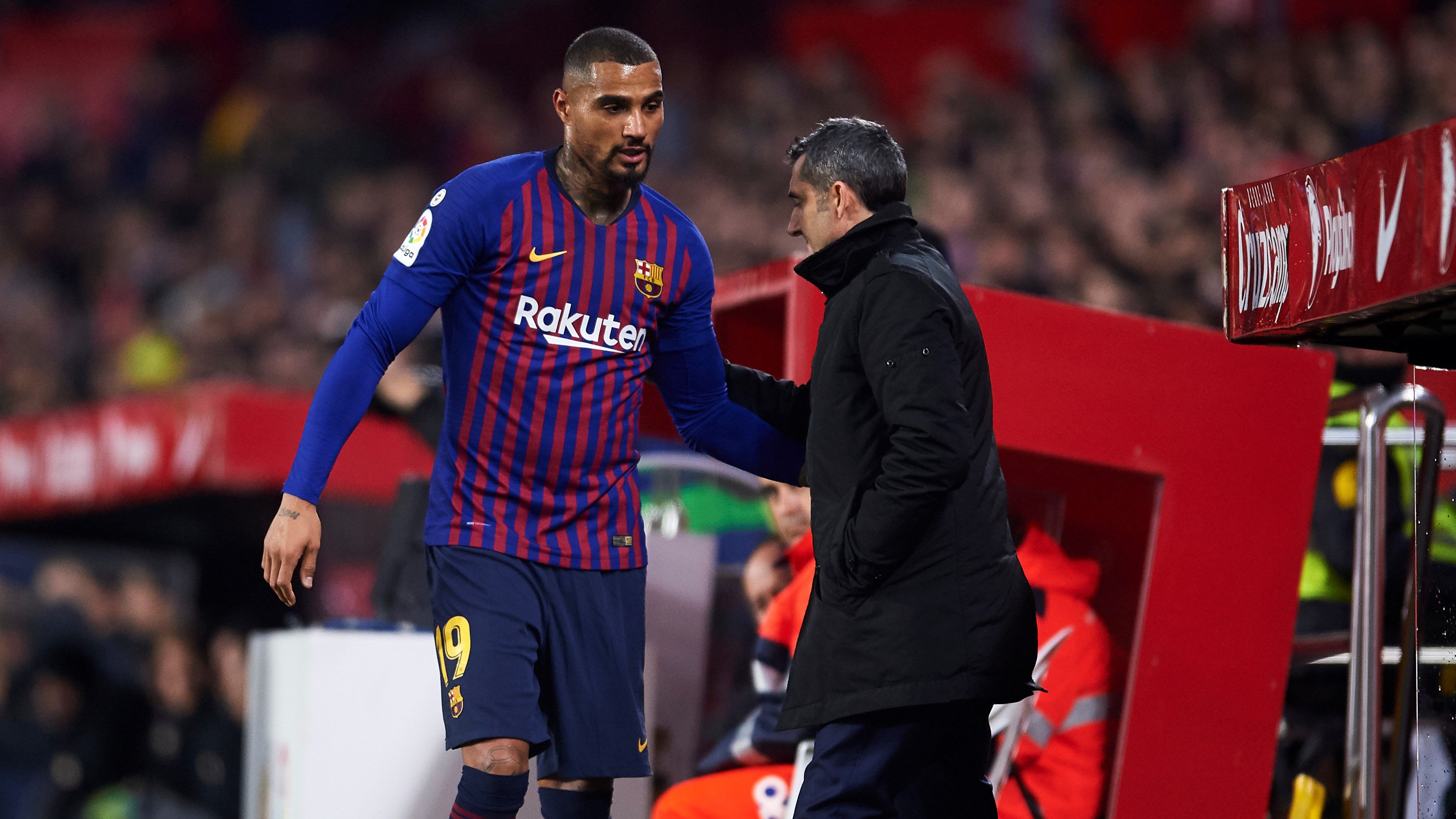 Ernesto Valverde Kevin-Prince Boateng Sevilla Barcelona Copa del Rey 23012019