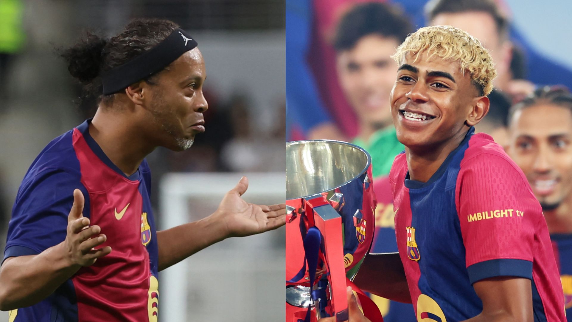 Lamine Yamal is ready! Barcelona star shows he's not afraid of Ronaldinho's shadow as teenager set to follow Brazil star, Lionel Messi and Diego Maradona by taking on No.10 shirt | Goal.com