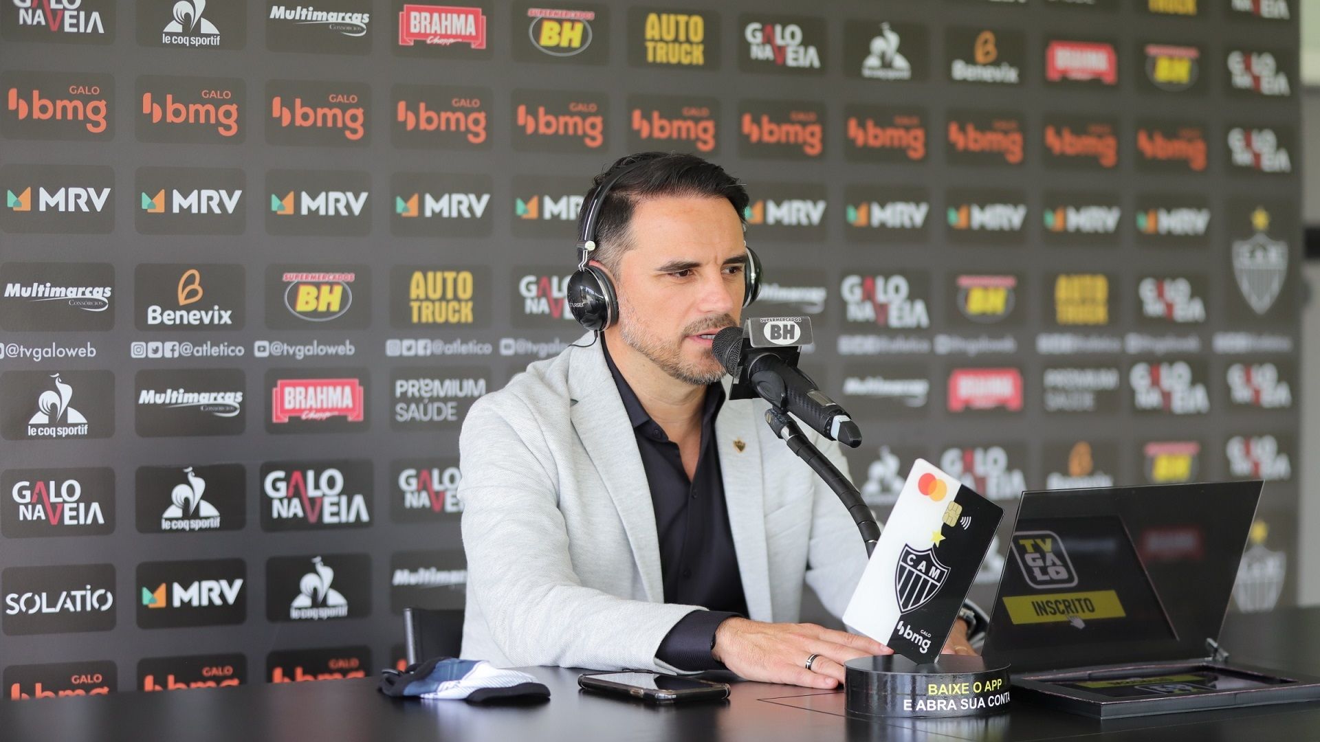 Rodrigo Caetano apresentação Atlético-MG