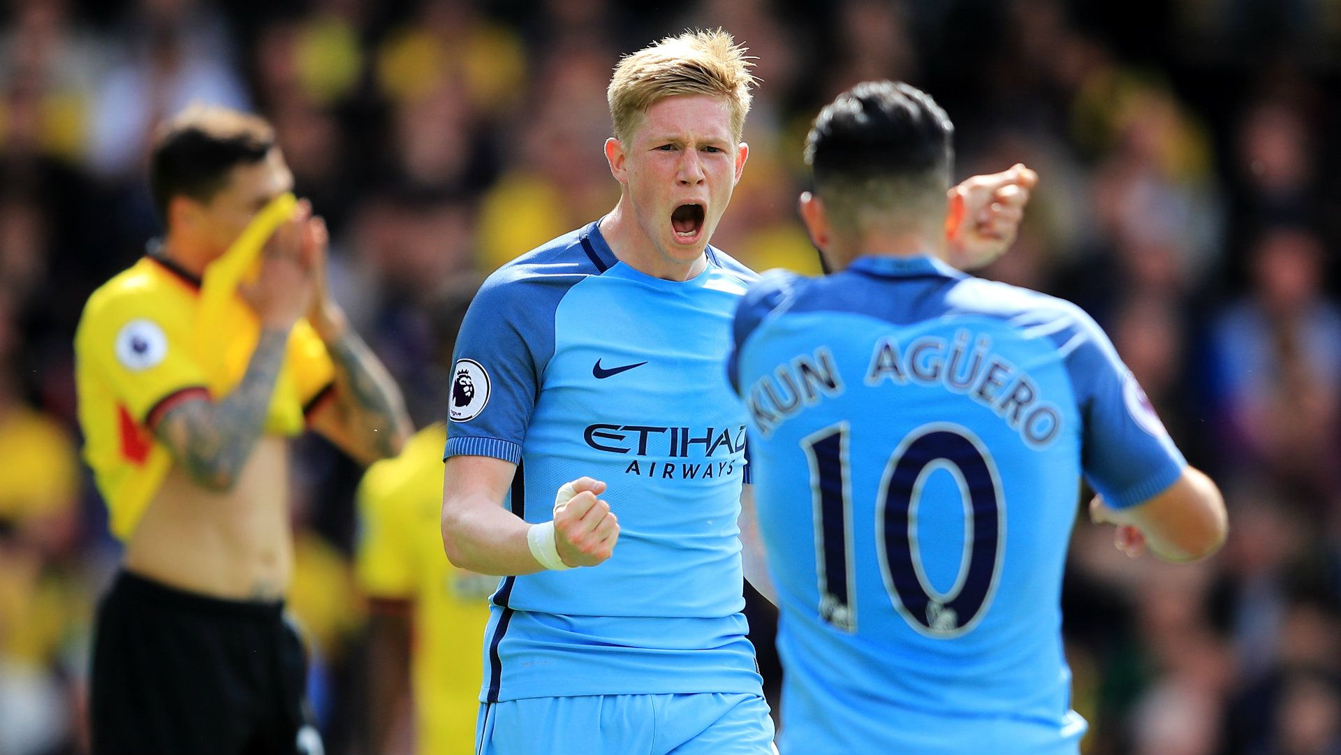 Kevin de Bruyne Watford v Manchester City