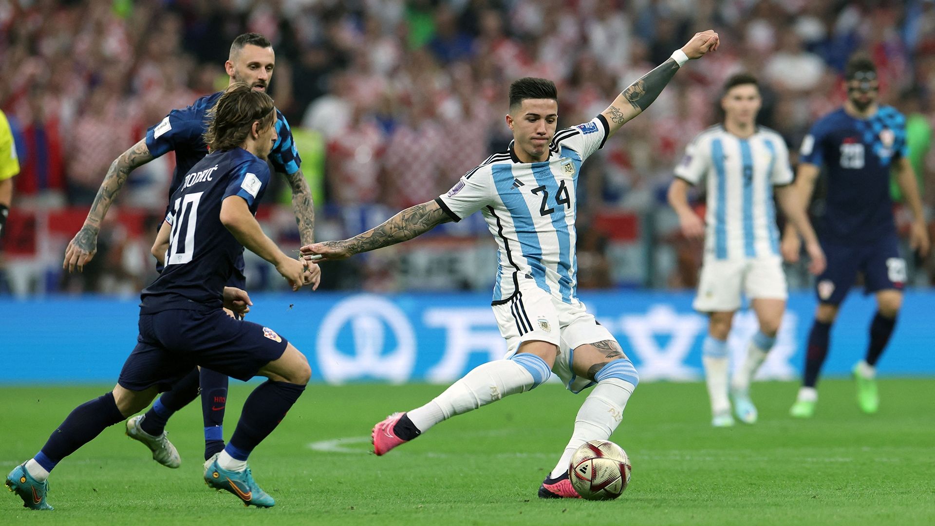 Enzo Fernandez Argentina Croacia Qatar 2022