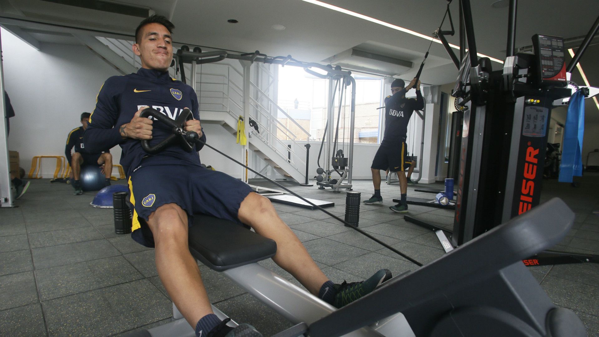 Ricardo Centurion Boca Entrenamiento