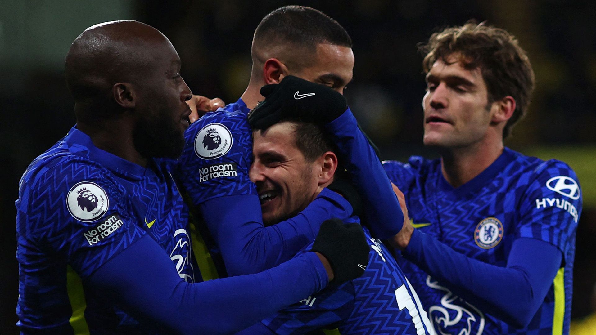 Chelsea celebrating 2021-22