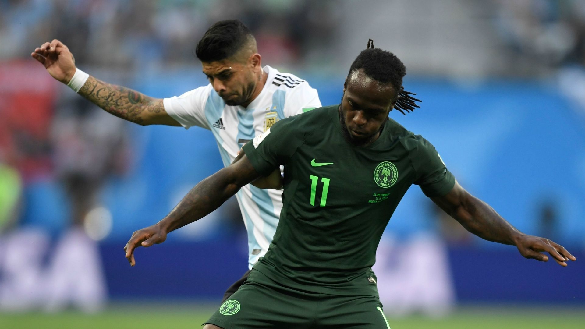 Nigeria v. Argentina - Victor Moses
