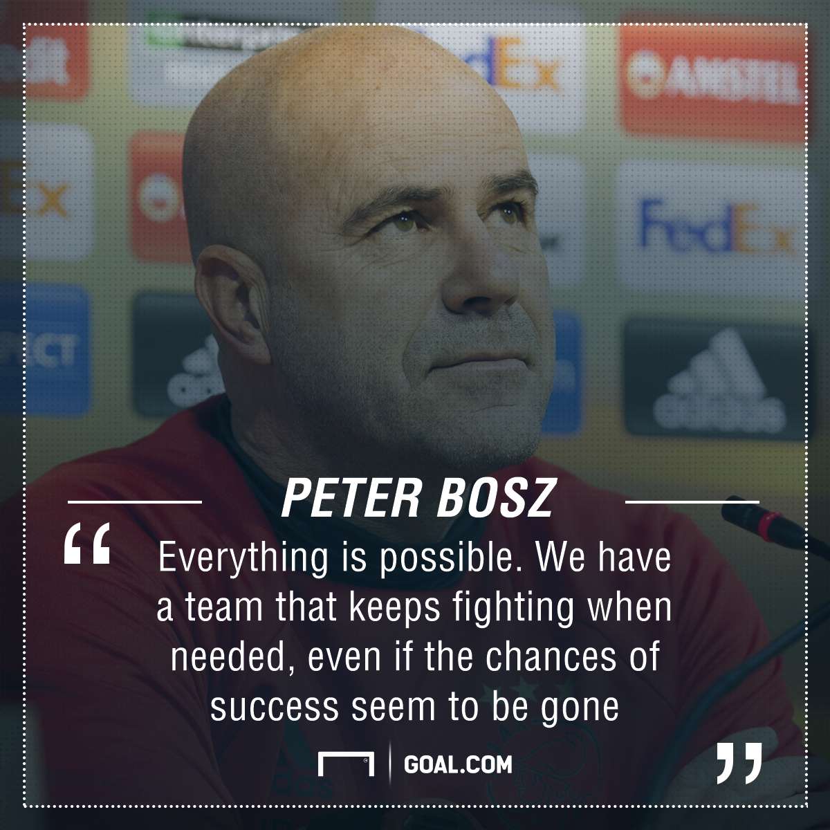 GFX Info Peter Bosz Ajax