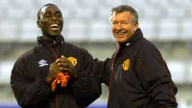 Andy Cole Sir Alex Ferguson Manchester United