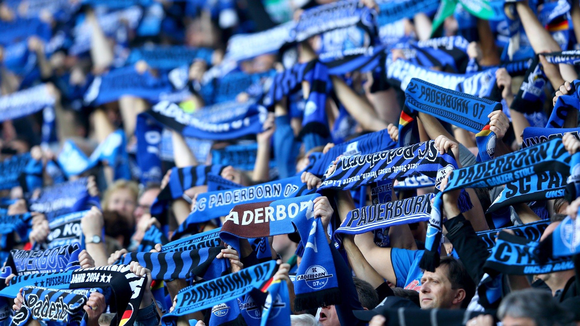 Fans SC Paderborn Bundesliga 27092014
