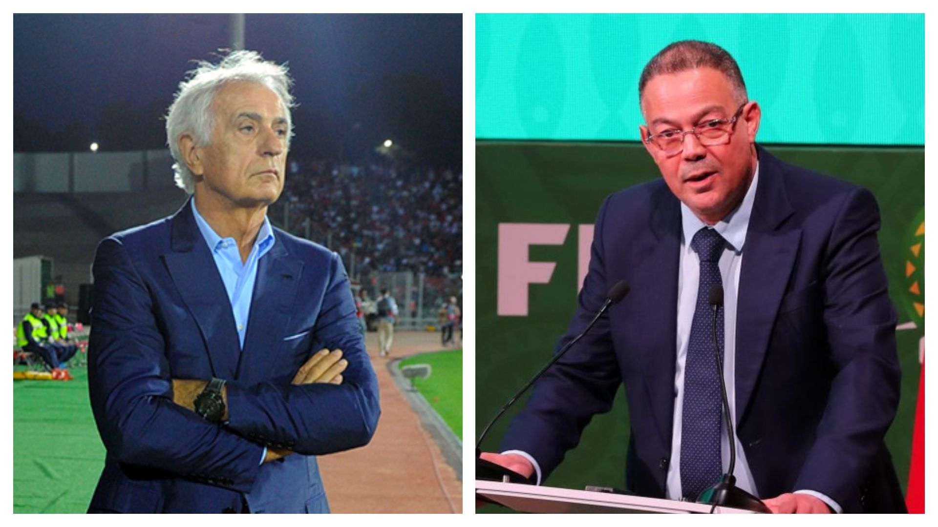 Vahid Halilhodzic - Fouzi Lekjaa - morocco