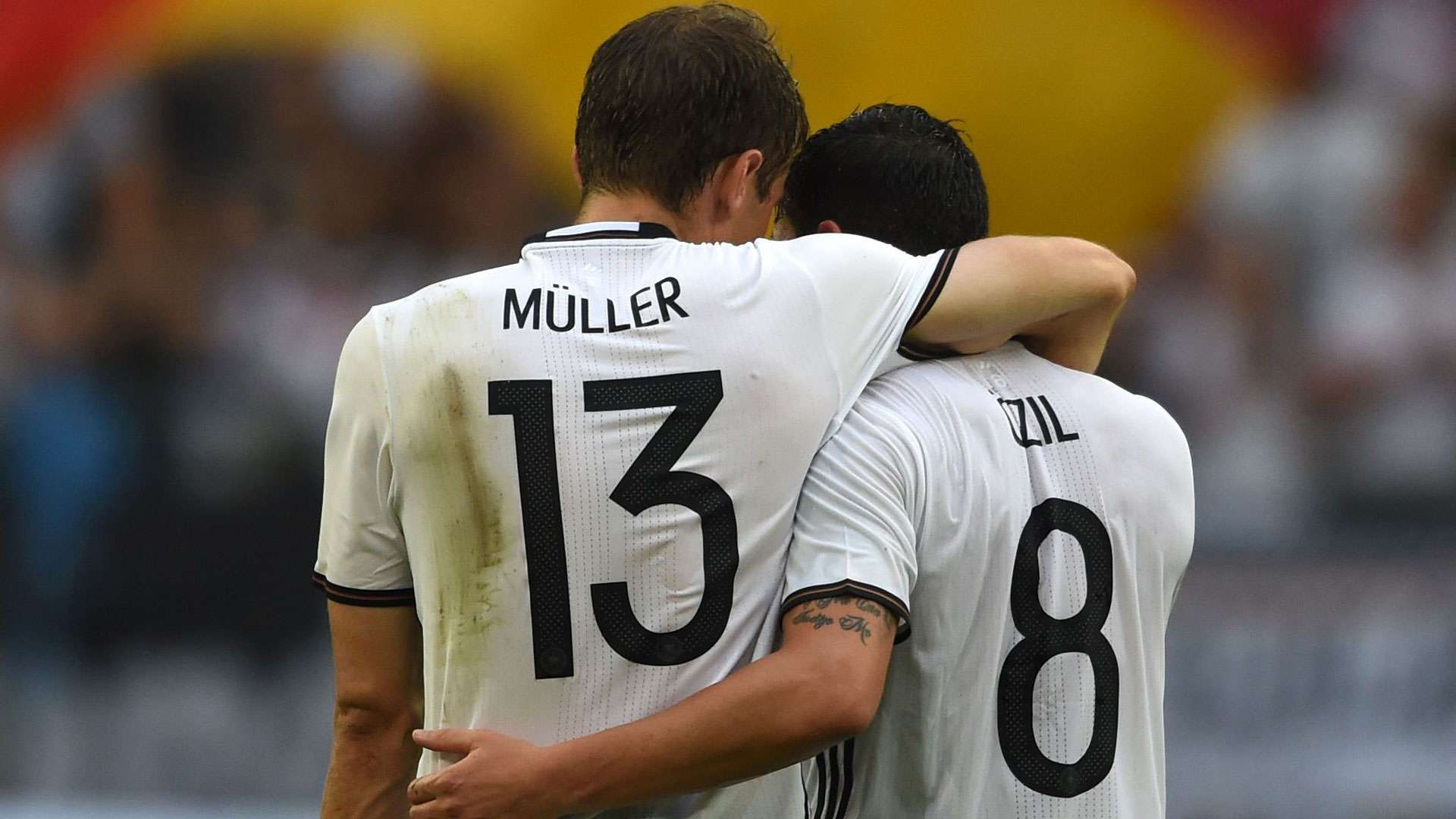 Thomas Müller Mesut Özil Germany Deutschland DFB 04062016