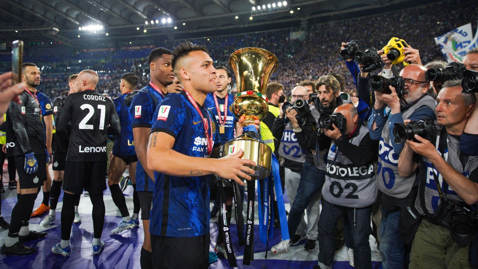 Lautaro Inter Coppa Italia 2022
