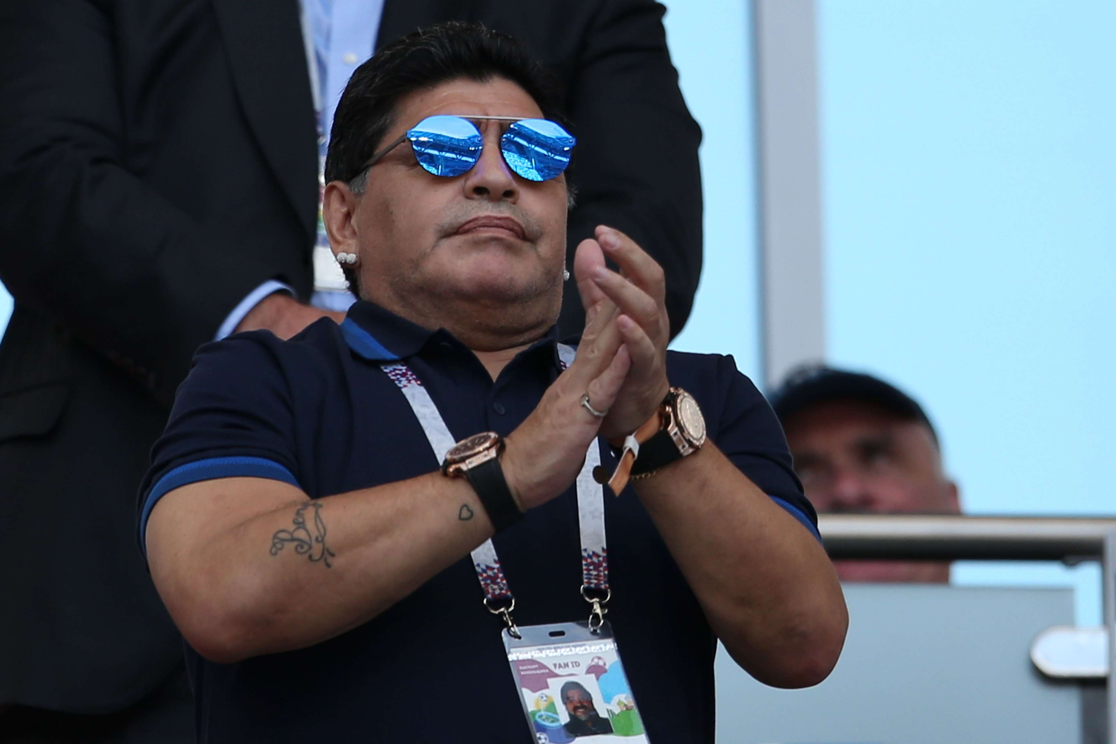 Maradona France Argentina World Cup