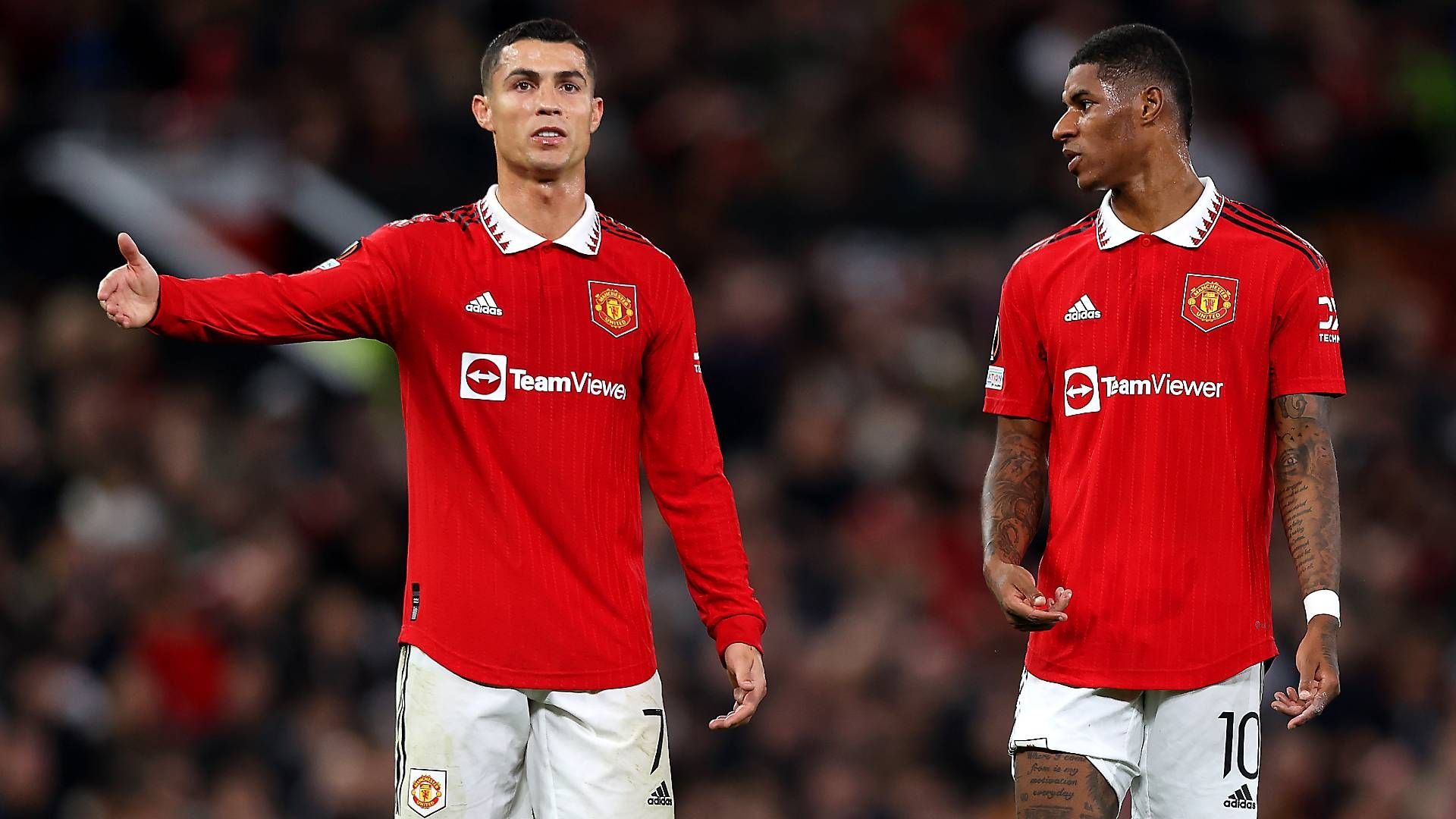 Cristiano Ronaldo Marcus Rashford Manchester United