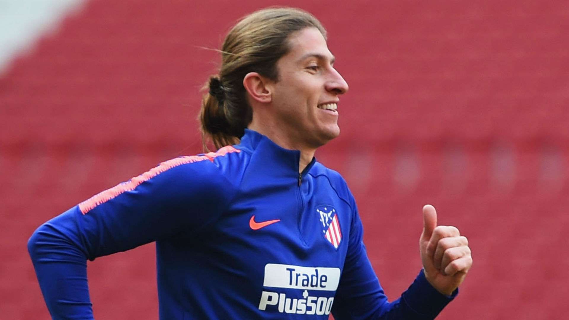 Filipe Luis treino Atlético de Madrid 22 03 2019