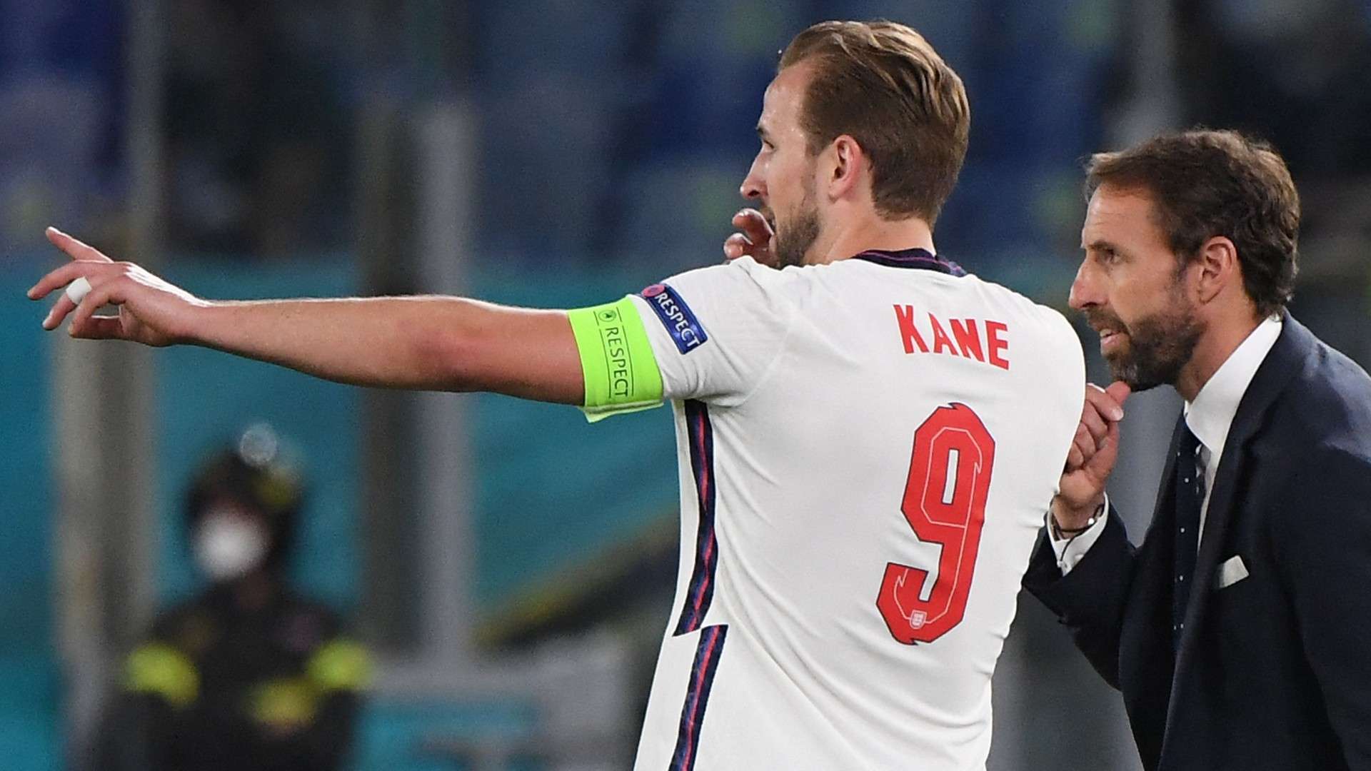 Harry Kane Gareth Southgate Ukraine vs England Euro 2020