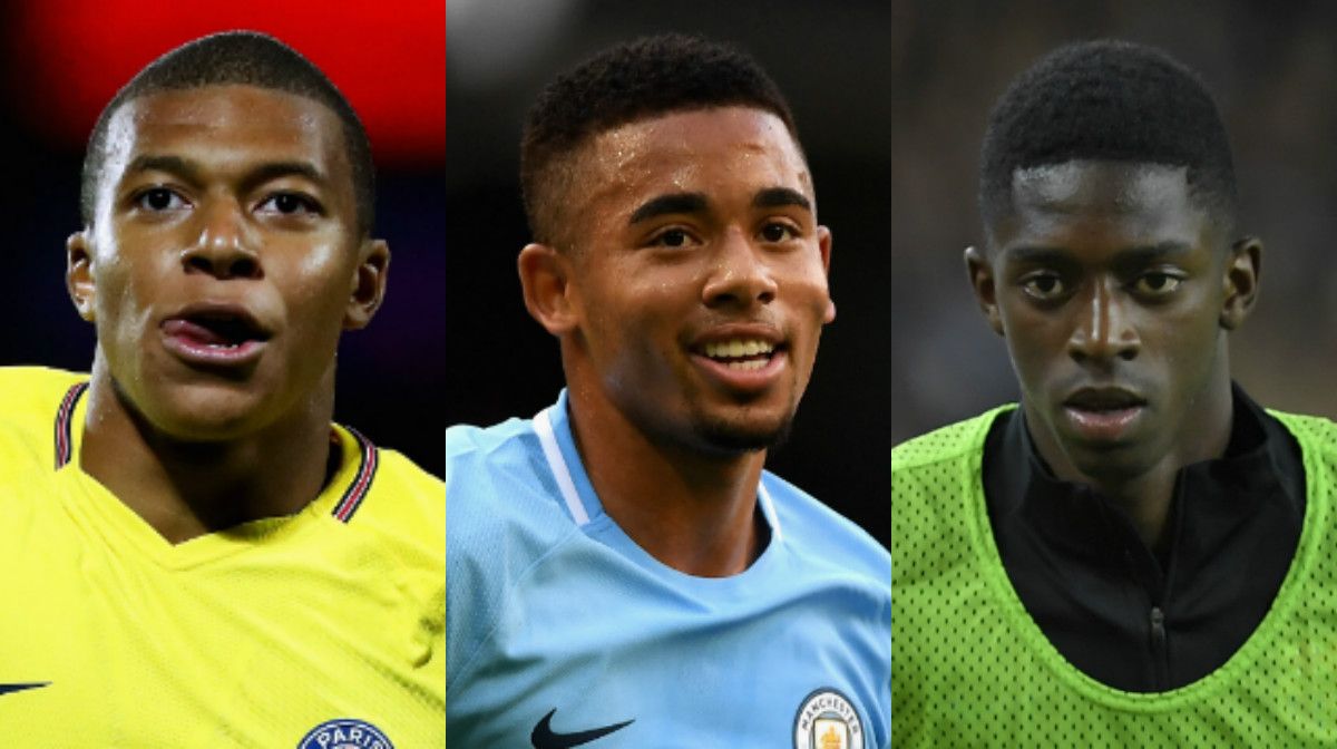 Kylian Mbappe Gabriel Jesus Ousmane Dembele
