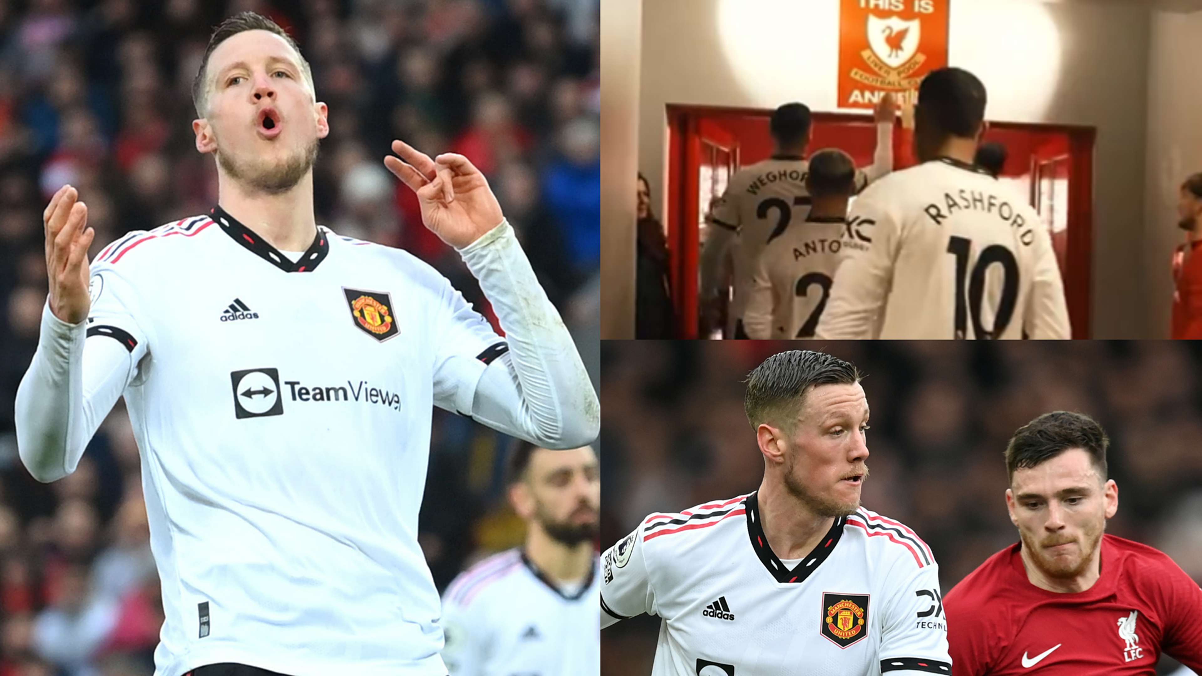 Wout Weghorst Anfield Manchester United Liverpool 2022-23