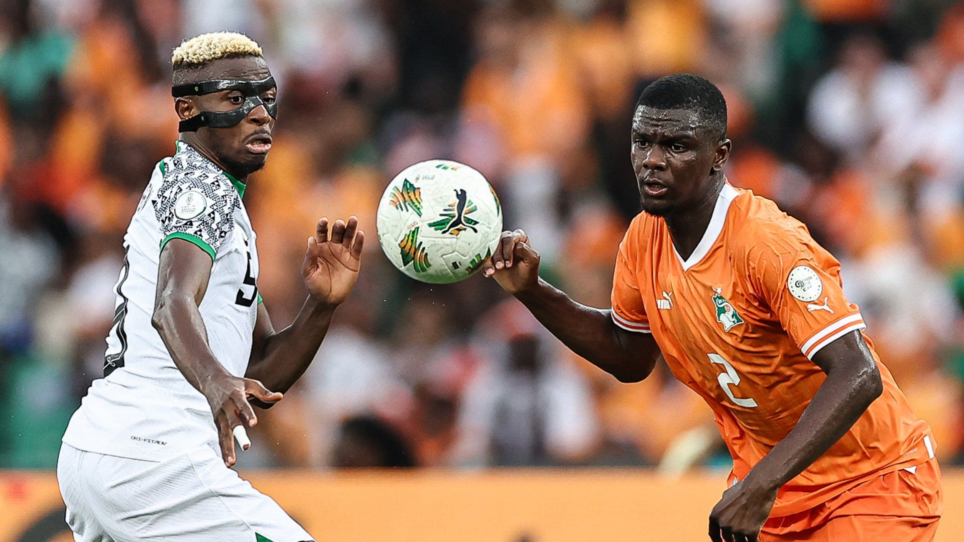 Victor Osimhen Nigeria Ousmane Diomande Ivory Coast Africa Cup of Nations 2023